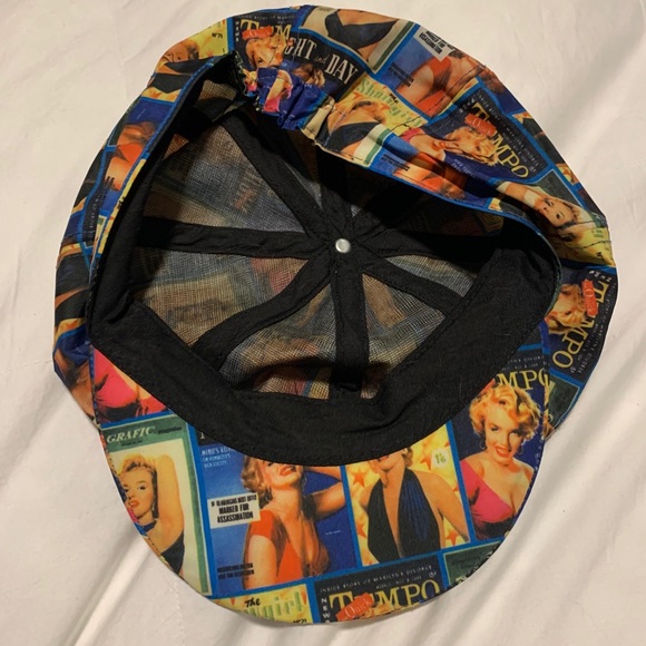 Marilyn Monroe Print Hat - Picture 3 of 4